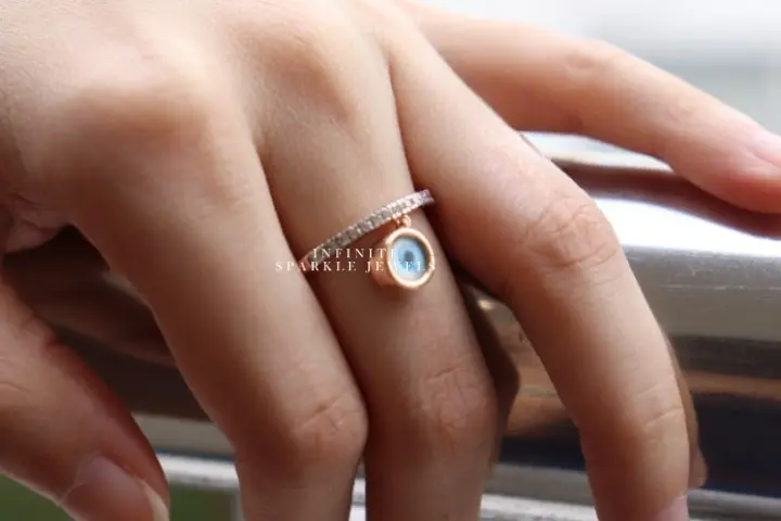 Evil Eye Ring | Infinite Sparkle Jewels